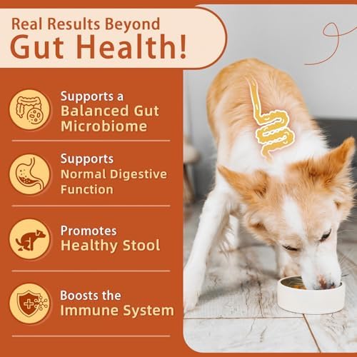 ZEBORA Probiotics for Dogs, Supports Digestive Health, 120 Soft Chews
