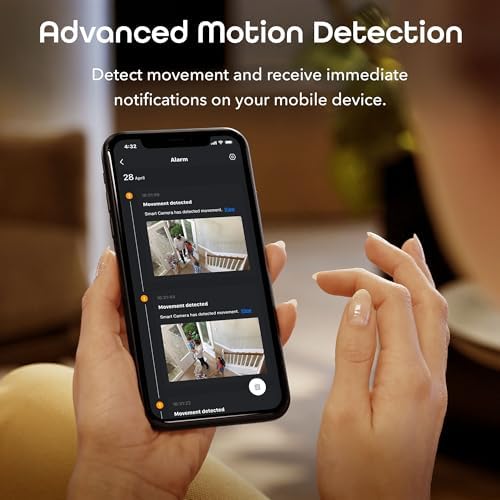 Geeni Vivid Indoor Smart Security Camera – HD Live Stream Camera for Indoor Home Monitoring with Night Vision, 2-Way Audio, Flexible Mount, Micro SD Slot, Motion Detection & App Control – 2Pack, White