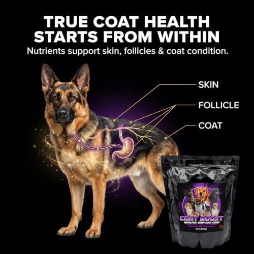 CPN Coat Boost Dog Skin & Coat Supplement Omega3 Green Lipped Mussel 2.5lbs