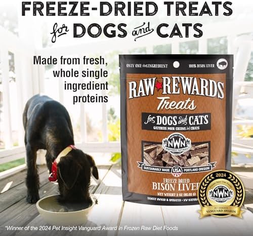 Northwest Naturals Raw Rewards Freeze-Dried Bison Liver Treats - 3oz
