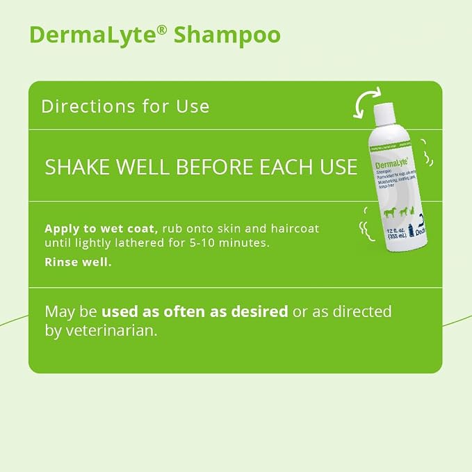 Shampoo for Dogs, Cats and Horses, 12 Fl Oz