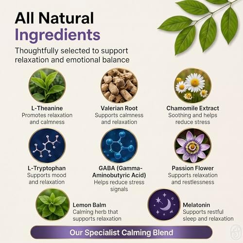 Calming Chews for Dogs, L-Theanine, Chamomile