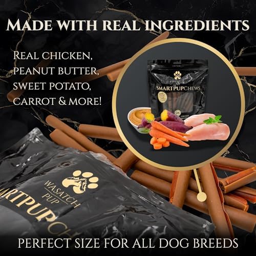 Smartpup Dental Chews for Dogs, All-Natural Healthy Dog Chews for All Breeds