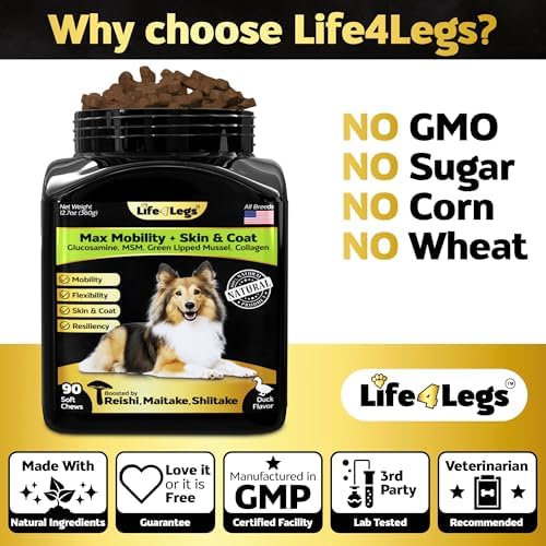 Dog Skin and Coat Supplement, Bacon Flavor, 90ct