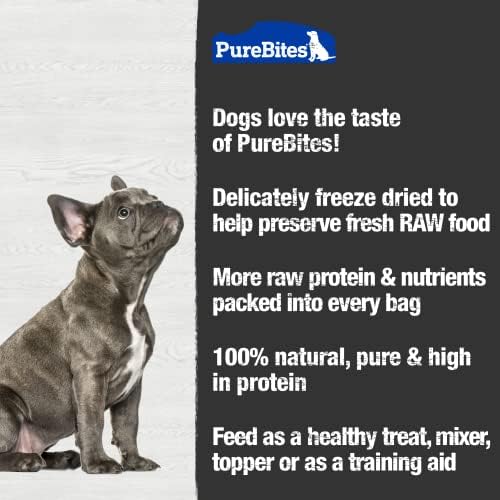PureBites Cheese Single Ingredient Freeze Dried Dog Treats, 4.2 oz