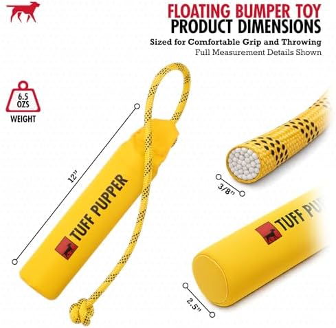 Tuff Pupper Floating Dog Bumper Toy