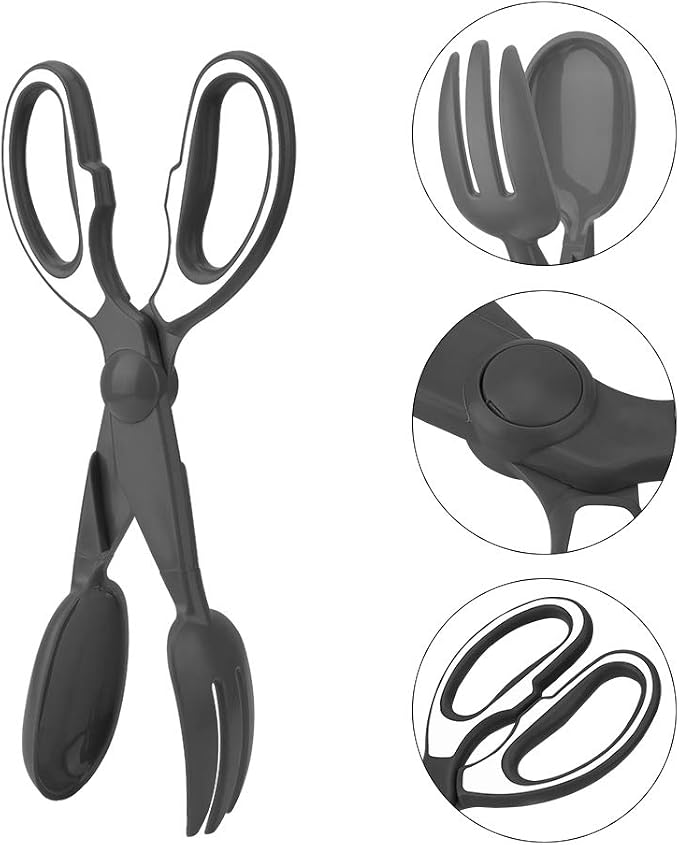 Hozee Dog Pooper Scooper, Dog Pooper Cleaner Tongs Hold Design Poop Scooper Poo Grabber Picker Flexible with Three Bright Colors for Cleaning Poo(Black)
