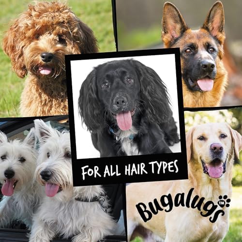 BUGALUGS Dog Shampoo Luxury 2 in 1 Papaya & Coconut Dog Grooming Shampoo Products for Smelly Dogs with Fragrance, Best Puppy Shampoo, Professional Groom Vegan pet Shampoo & Conditioner
