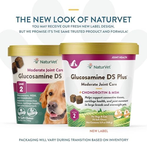 NaturVet Moderate Joint Care with Chondroitin & MSM, Dogs & Cats, 70ct