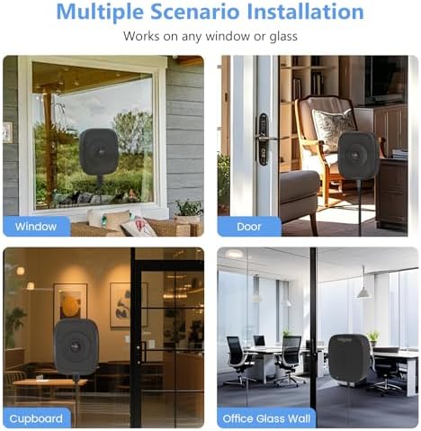 5MP 3K Window Security Camera, 2.4G&5G WiFi Camera for Home Security-2Pack