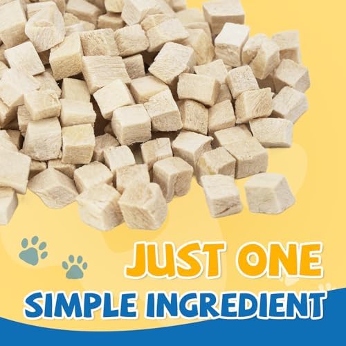 gazeupon Freeze Dried Chicken Dog & Cat Treats, Single Ingredient