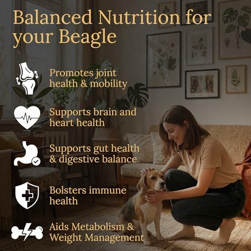 Beagle Multivitamins, 90 Count, Made in the USA with Real Bacon