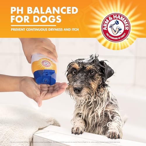 Arm & Hammer Shed Control Dog Shampoo, Juicy Guava Scent, 20 Fl Oz, 6-Pack | Professional shed-control formula, sulfate- and paraben-free, juicy guava scent, de-shedding