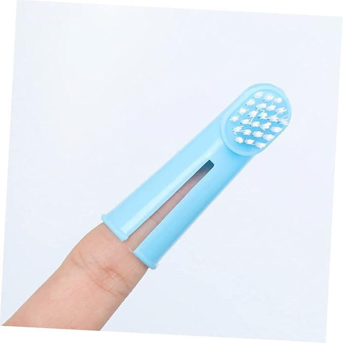 Hemoton 3pcs Pet Toothbrush Professional Dog and Cat Teeth Cleaning Kit Finger Brushes for Gentle Oral Care and Safe for Gums and Teeth