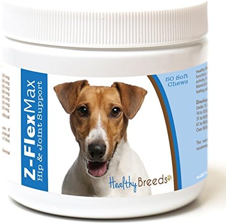 Healthy Breeds Jack Russell Terrier Z-Flex Max Hip and Joint Soft Chews 50 Count