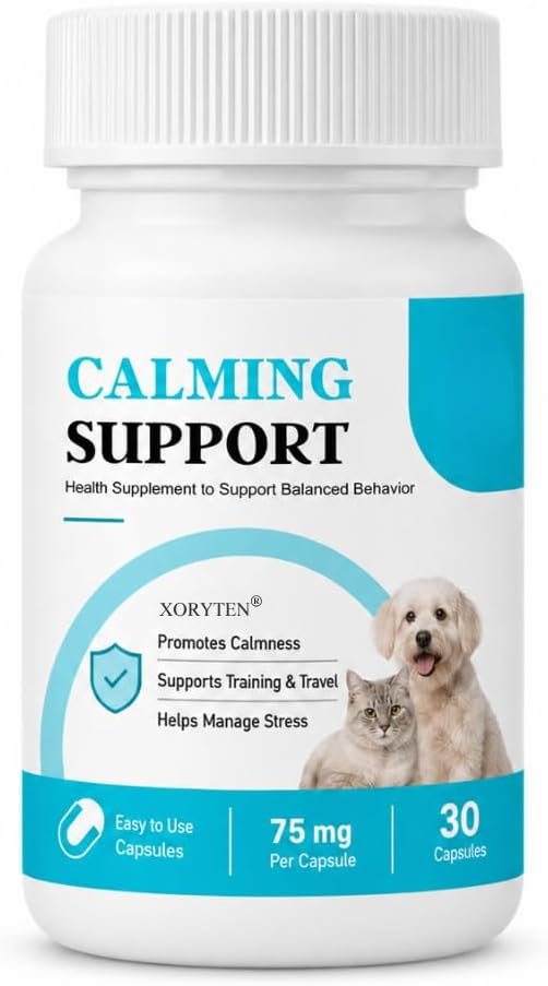 Calming Support Supplement for Small Dogs & Cats, Small