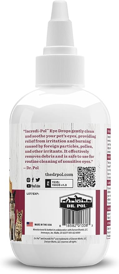 Dr. Pol Incredi-Pol Eye Drops for Dogs & Cats, 3 fl oz