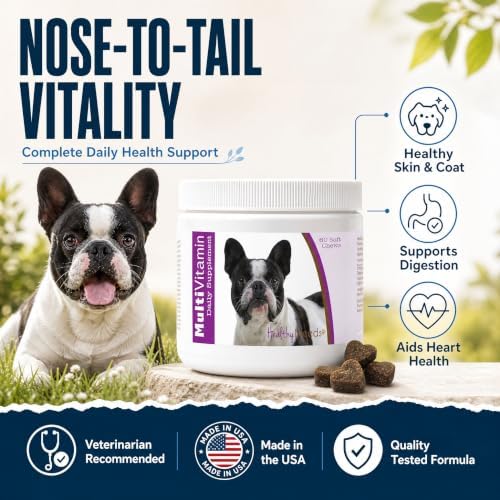 Healthy Breeds French Bulldog All in One Multivitamin Soft Chew 120 Count