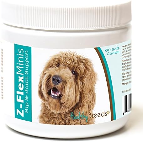 Healthy Breeds Labradoodle Z-Flex Minis Hip and Joint Support Soft Chews 60 Count