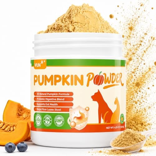 Pumpkin Powder for Dogs - Fiber Supplements Pumpkin Puree for Dogs
