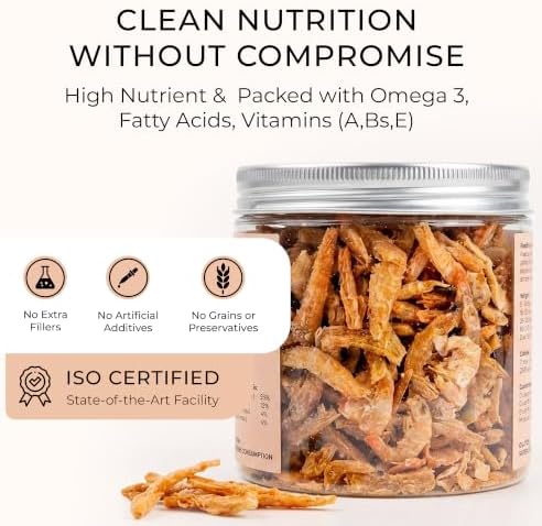 BLACK FOX Freeze-Dried Antarctic Krill Treats for Dogs & Cats - 1.5oz