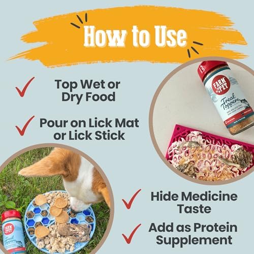 Farm To Pet - Dog Food Topper - 4.7 oz Fish Meal Toppers for Dogs, Single Ingredient, Lean, All Natural, Healthy Food for Small, Medium, Large Breeds, & Puppies - Made in USA