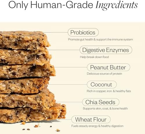 Maev Weight & Digestion Supplement Bars for Dogs, with Probiotics, 30 Count