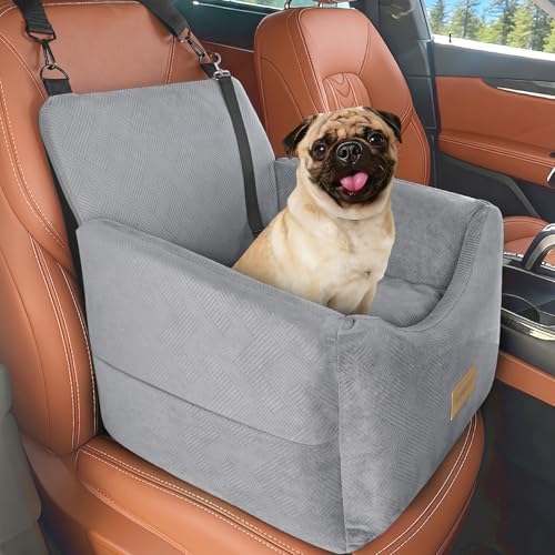 JOEJOY Dog Car Seat, Small/Medium Under 35 lbs, Memory Foam Booster, LG