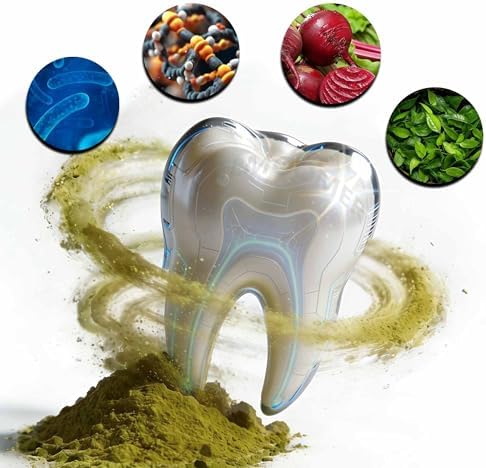 Dog Teeth Cleaning Powder, Pet Dental Powder with Probiotics - Tartar & Plaque Remover, Freshens Bad Breath - 100g