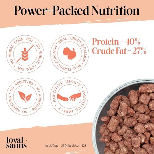 Human Grade Freeze-Dried Raw Dog Food - Cage-Free Turkey & Salmon, 5oz