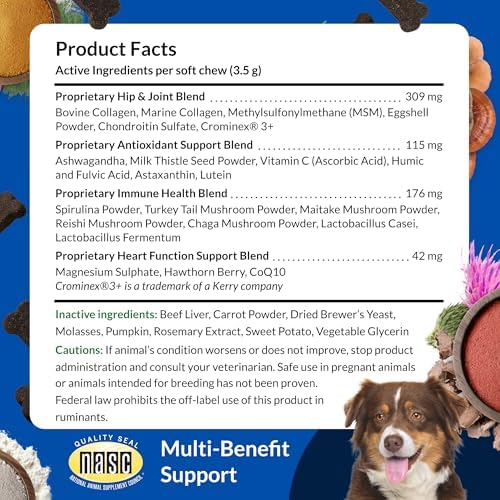 Ultimate Pet Nutrition Total Renew Multivitamin Soft Chew for Dogs, 60ct