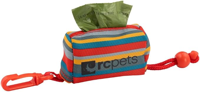 RC Pet Products P.U.P Bag Convenient, Durable, Efficient Waste Disposal Bag Carrier | Multi Stripes