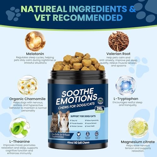 Calming Chews for Dogs, Melatonin, Small