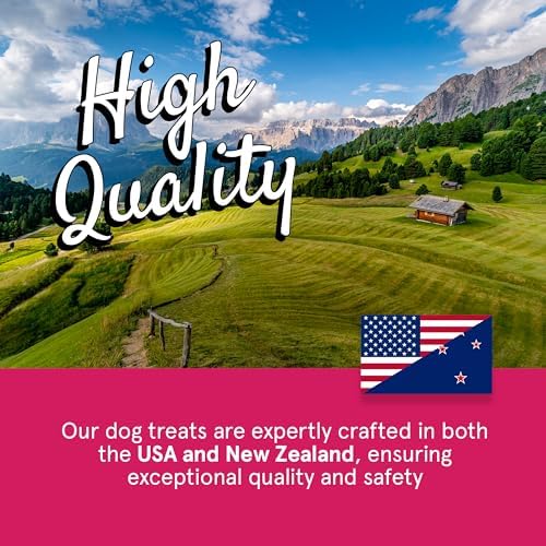 TRMC Real Meat Dog Treats - Two 12oz Bag of Bite-Sized Air-Dried Lamb & Venison Jerky for Dogs - Grain-Free Jerky Dog Treats with 95% All-Natural, Free-Range, Grass Fed Lamb & Venison