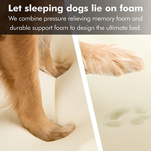 Friends Forever Chester Calming Orthopedic Dog Bed, X-Large, Cocoa Brown