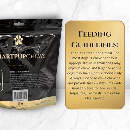 Smartpup Dental Chews for Dogs, All-Natural Healthy Dog Chews for All Breeds