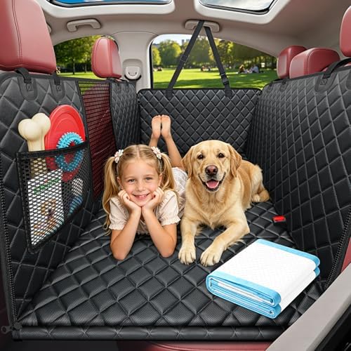 URPOWER Hard Bottom Dog Car Seat Cover - Waterproof Hammock