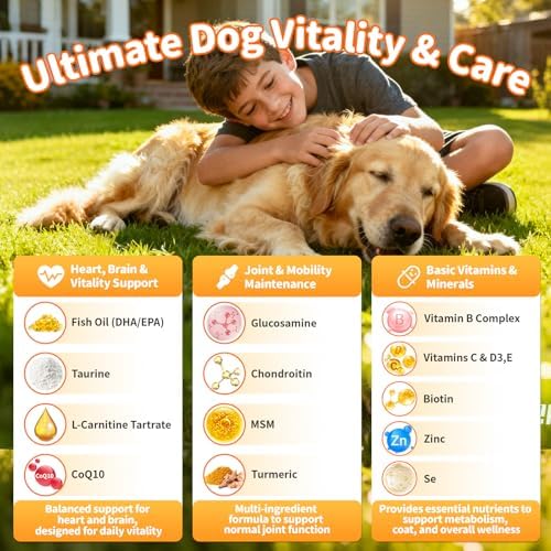 25-in-1 Dog Multivitamin Chews – Daily Vitamins & Supplements for Dogs