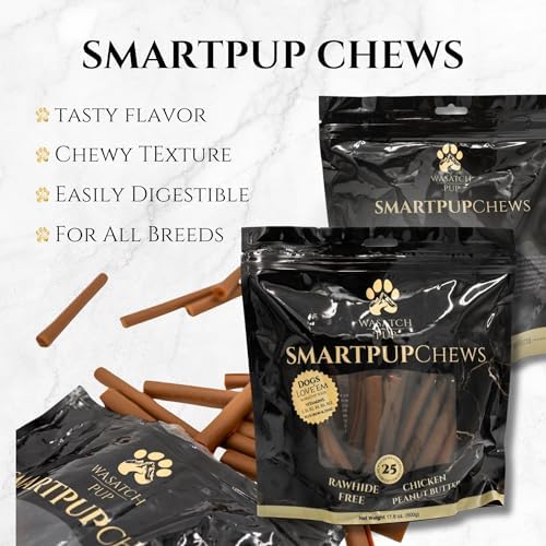 Smartpup Dental Chews for Dogs, All-Natural Healthy Dog Chews for All Breeds