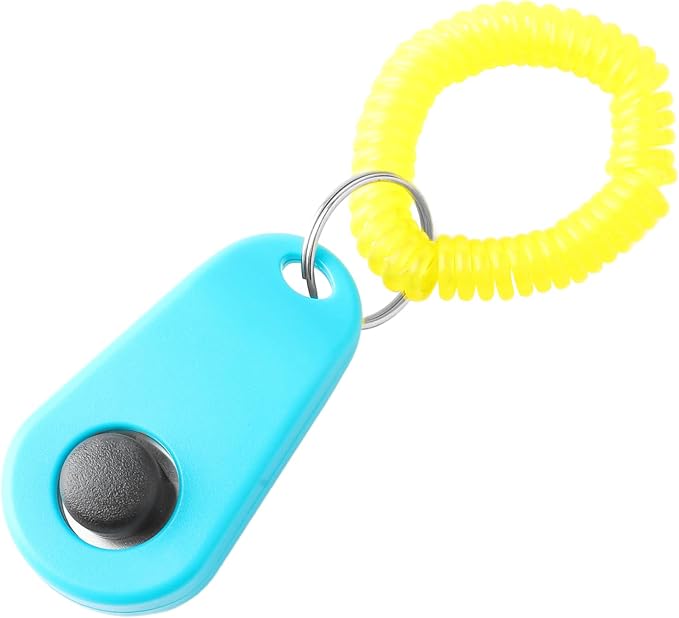 Chrees Dog Training Clicker Ring, Sky Blue