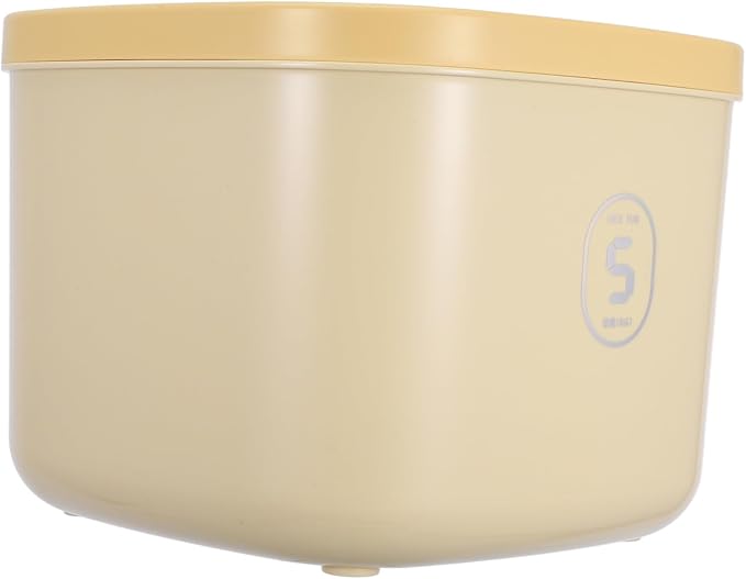 Vacuum Sealed Small Cat and Dog Food Storage Container Airtight Pet Food Bin Moisture-proof, Small, Yellow