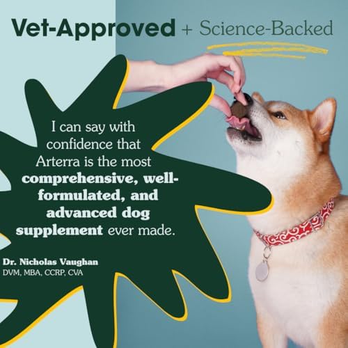 Arterra Longevity Multivitamin for Dogs, Vet-Formulated Soft Chews, 60 Ct