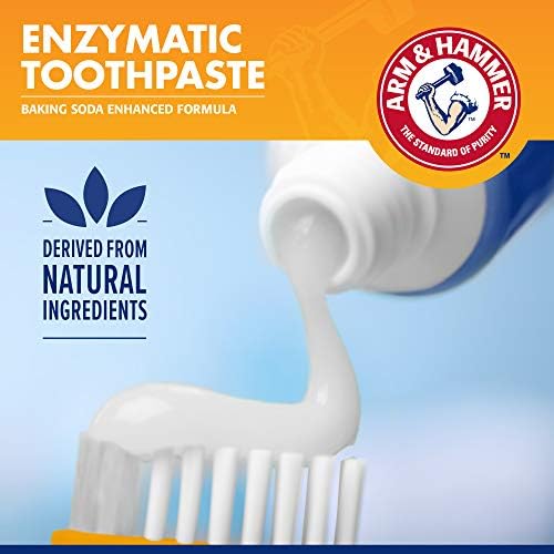 Arm & Hammer Tartar Control Enzymatic Dog Toothpaste, Beef, 2.5 Oz, 72-Pk | Enzymatic baking soda formula, meat flavor, plaque and tartar reduction, all dogs and puppies