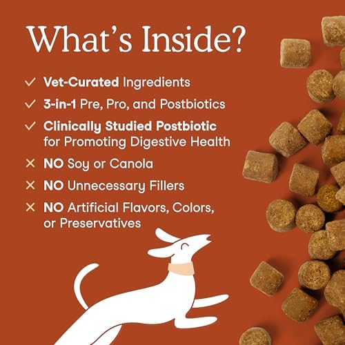 Fera Pets Probiotics for Dogs - Full-Spectrum Gut Health, 30 Chews