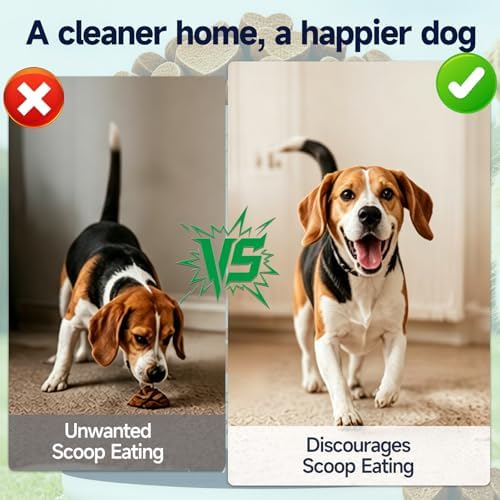 No Poo Chews for Dogs, a Gentle Coprophagia Deterrent Supplement. Daily Poop Pills with Digestive Enzymes, Probiotics, and Pumpkin Powder to Help Reduce Feces Consumption. Chicken.