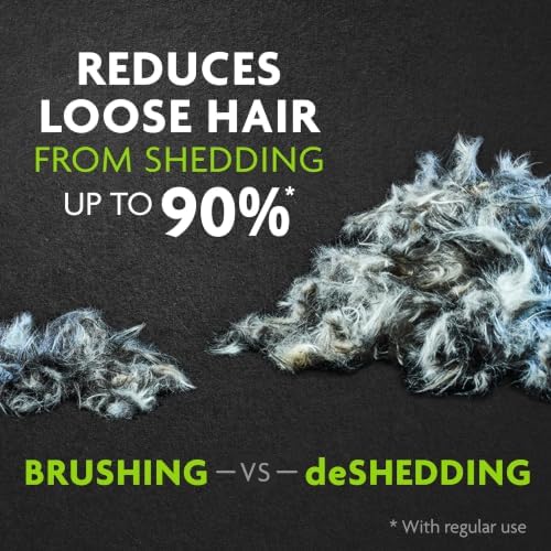 FURminator Large Dog Undercoat deShedding Tool for Short Hair, Large, Blue