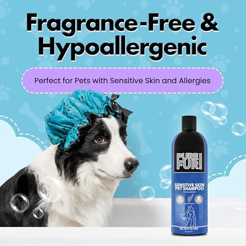 Pure Fur! by Girl With The Dogs - Made in USA - Sensitive Skin Pet Shampoo, 16 oz