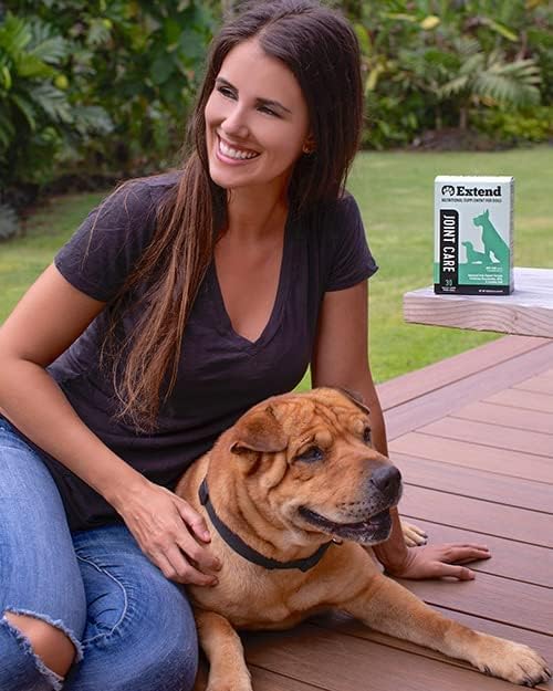 Extend Dog Joint Care Supplement (30 Count) + Probiotics Soft Chews (100 Count) | with Glucosamine, MSM, Type II Collagen Supports Hip, Joint, Gut & Immune Health - Made in USA