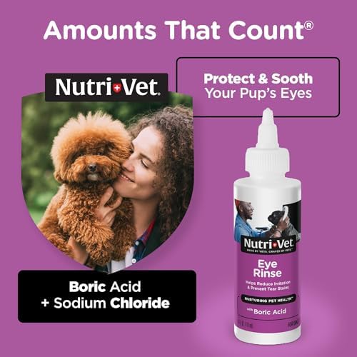 Nutri-Vet Dog Eye Wash, Tear Stain Remover, 4 oz