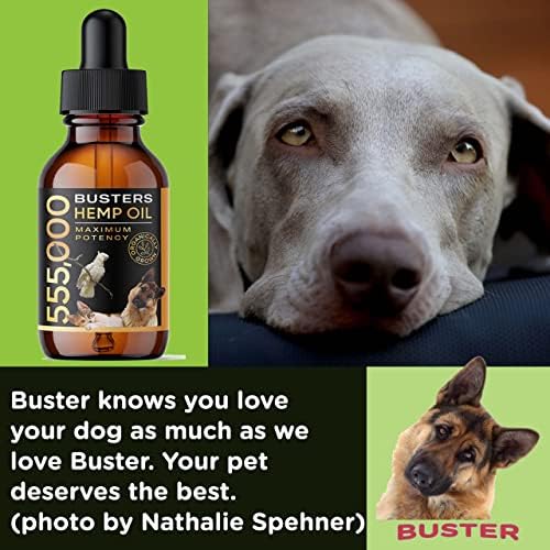 Buster's Hemp Oil for Dogs & Cats, Calm, Joint, Coat, 4Pack 60ml